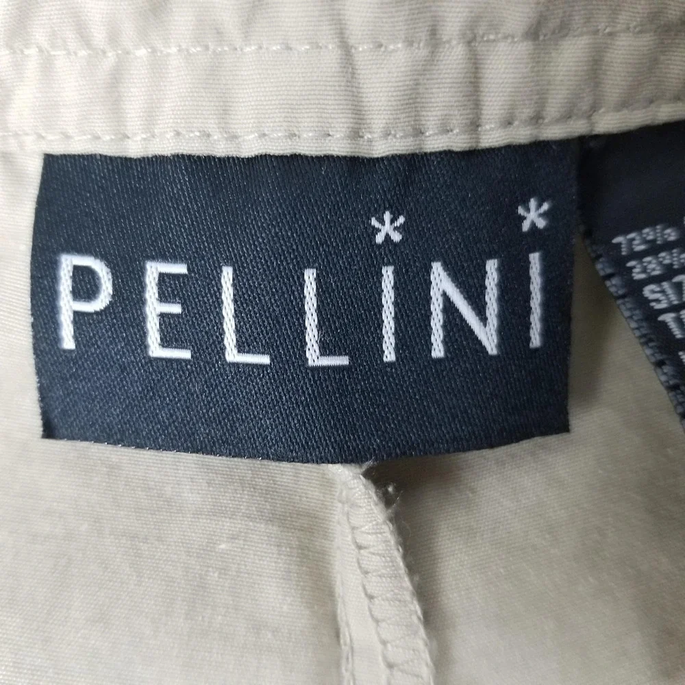 Pellini Pants Boys 15/16 Beige Cargo Elastic Waist Nylon Blend Outdoor